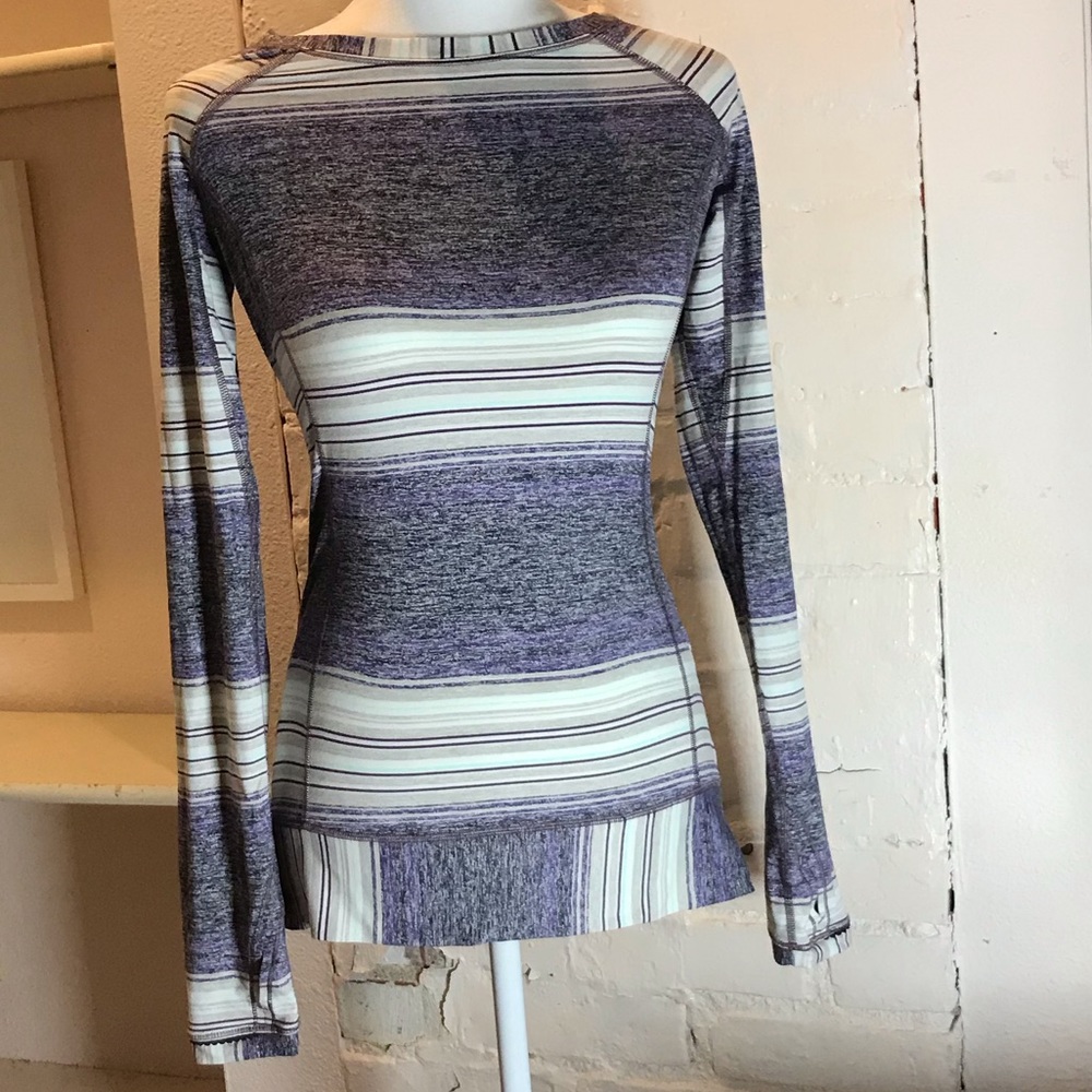 lululemon striped long sleeve top 🍡